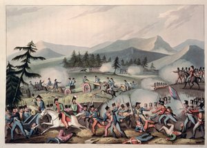 Battaglia di Barrosa, 5 marzo 1811, incisa da I. Clarke, acquaforte di M. Dubourg, 1811 da William Heath