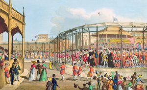 Processione di incoronazione di Giorgio IV, 1821 da William Heath