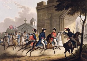 Ingresso di Lord Wellington a Salamanca alla testa di un Reggimento di Ussari, 20 maggio 1813, da 