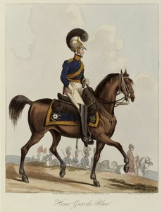 Guardie a cavallo blu, studio dell