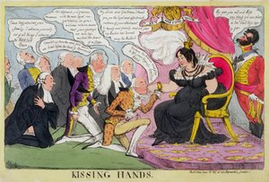 Baciando le mani, pubblicato nel 1827 da William Heath