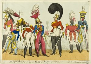 Dandy militari o eroi del 1818 da William Heath