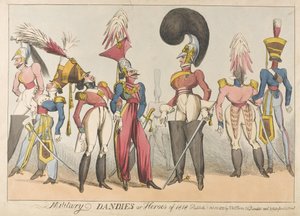Dandy militari o eroi del 1818, 1818 da William Heath