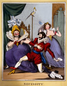Necessità, c.1818 da William Heath