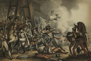 Sauve qui peut, o Ognuno per sé, acquaforte di Thomas Sutherland (1785-1838), pubblicato da James Jenkins, 1 maggio 1816 da William Heath