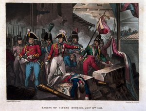 Presa di Ciudad Rodrigo il 19 gennaio 1812, pubblicato nel 1818 da William Heath