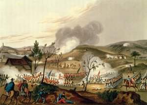 La battaglia di Waterloo, 18 giugno 1815 da William Heath
