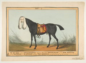 In Vendita con Tutti i Suoi Impegni - Il Famoso Cavallo da Corsa Woolsack da William Heath