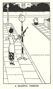 Un tributo timido (litografia) da William Heath Robinson