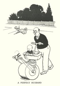 Un marito perfetto (litografia) da William Heath Robinson