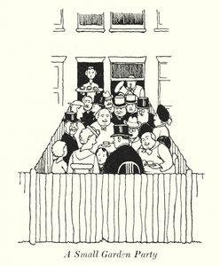 Una piccola festa in giardino da William Heath Robinson