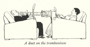 Un duetto sul trombonium da William Heath Robinson
