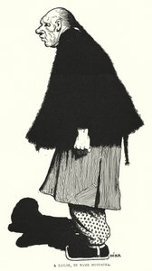 Un sarto di nome Mustapha (incisione) da William Heath Robinson