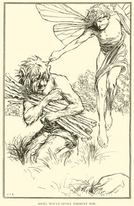 Ariel lo tormentava spesso da William Heath Robinson