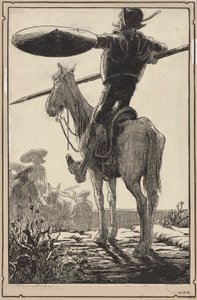Don Chisciotte da William Heath Robinson