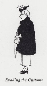 Evitando la dogana da William Heath Robinson