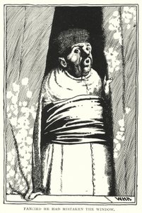 Pensava di aver sbagliato finestra (incisione) da William Heath Robinson