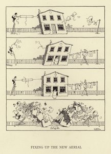 Installazione della nuova antenna da William Heath Robinson