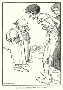 Era un piccolo vecchio strano (litografia) da William Heath Robinson