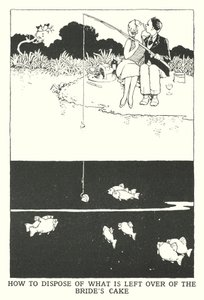 Come smaltire ciò che resta della torta della sposa da William Heath Robinson