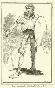 Illustrazione per Don Chisciotte da William Heath Robinson