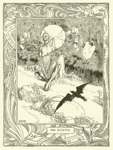 Illustrazione per Don Chisciotte da William Heath Robinson