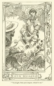 Illustrazione per Don Chisciotte da William Heath Robinson