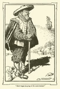 Illustrazione per Don Chisciotte da William Heath Robinson