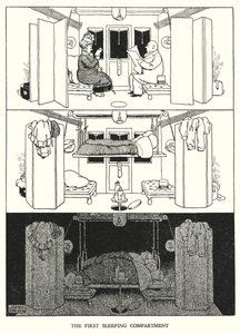 Illustrazione per Railway Ribaldry di W Heath Robinson da William Heath Robinson