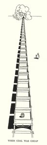 Illustrazione per Railway Ribaldry di W Heath Robinson da William Heath Robinson