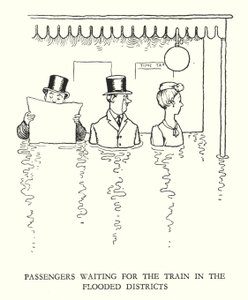 Illustrazione per Railway Ribaldry di W Heath Robinson