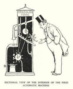Illustrazione per Railway Ribaldry di W Heath Robinson (litografia) da William Heath Robinson