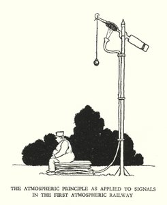 Illustrazione per Railway Ribaldry di W Heath Robinson da William Heath Robinson