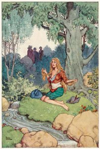 Illustrazione per Le avventure di Don Chisciotte da William Heath Robinson