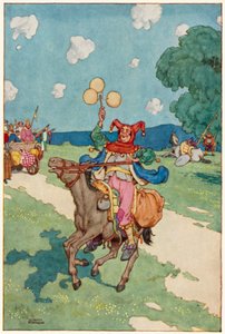Illustrazione per Le Avventure di Don Chisciotte da William Heath Robinson