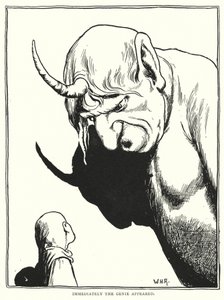 Immediatamente apparve il genio (incisione) da William Heath Robinson