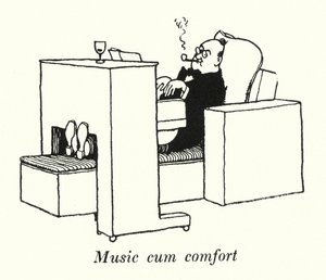 Musica e comfort da William Heath Robinson