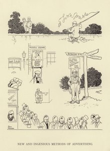 Nuovi e ingegnosi metodi di pubblicità da William Heath Robinson