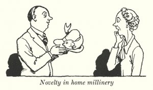 Novità nella modisteria domestica (litografia) da William Heath Robinson