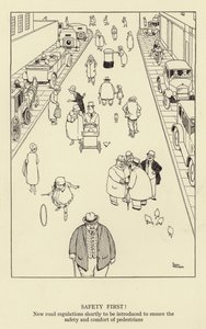 Sicurezza prima di tutto! Nuove regolamentazioni stradali per garantire la sicurezza e il comfort dei pedoni da William Heath Robinson
