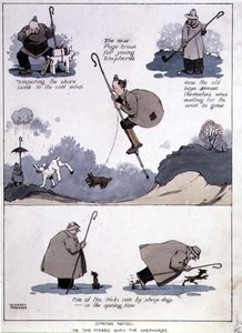 Note di primavera - Nei prati con i pastori da William Heath Robinson