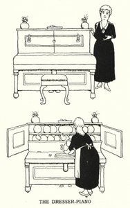 Il Pianoforte-Dresser da William Heath Robinson