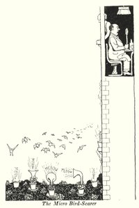 Il micro spaventapasseri da William Heath Robinson