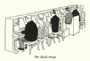 Il multi-piano da William Heath Robinson