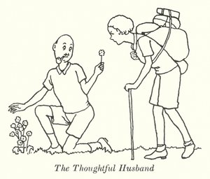Il marito premuroso (litografia) da William Heath Robinson