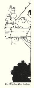Il giardino roccioso della finestra da William Heath Robinson