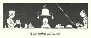 Il silenziatore per bambini (litografia) da William Heath Robinson