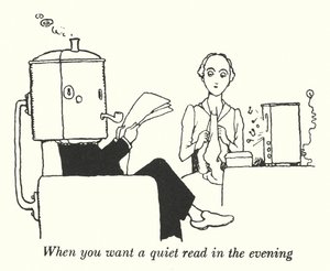 Quando vuoi leggere tranquillamente la sera (litografia)