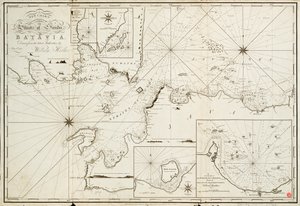 Navigazione attraverso lo Stretto della Sonda fino a Batavia da William Heather
