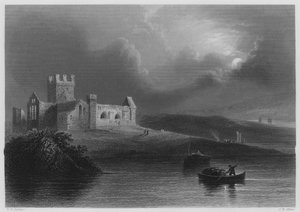 Abbazia di Dunbrody (incisione) da William Henry (after) Bartlett